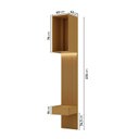 Ver imagem 3 de Ponte com Mesa de Cabeceira Planejada com Painel Ripado Samambaia CabeCasa MadeiraOriginals Marrom