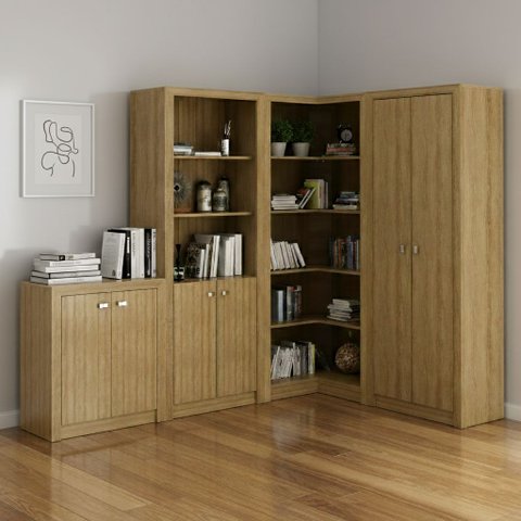Kit 4 Armários para Escritório com Estante 