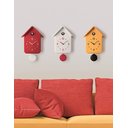 Ver imagem 2 de Relógio Qq Cuco Branco Com Pêndulo Vermelho - Guzzini