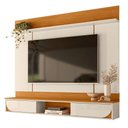 Ver imagem 1 de Painel para TV Áustria 65" 182cm MDP com Portas Deslizantes Cinamomo e Off White