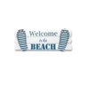 Placa Decorativa Náutica Welcome To The Beach Decoração Praiana - 2