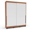 Ver imagem 2 de Guarda-Roupa 2 Portas de Correr Madri Branco/Freijó