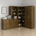 Ver imagem 1 de Kit 4 Armários para Escritório com Estante