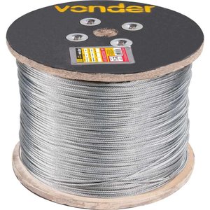 Cabo Aço Af Galvanizado 3,2-1/8 6x7 Vonder