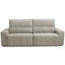 Ver imagem 2 de Sofá 4 Lugares Retrátil Reclinável para Sala de Estar 280cm Byron F04 Linho Bege - Lyam Decor