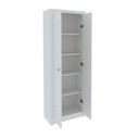 Ver mais imagens de Conjunto Home Office 4 Peças 6 Portas 4 Prateleiras Branco Tecno Mobili