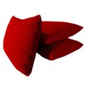 Ver imagem 1 de Quite 3 Almofadas Encosto Sofá 80x60 Oxford Escolha a Cor - Vermelho