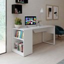 Ver imagem 6 de Mesa para Escritório com Armário Lateral 160 cm Branco