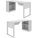 Ver imagem 4 de Mesa para Escritório com Armário Lateral 160 cm Branco