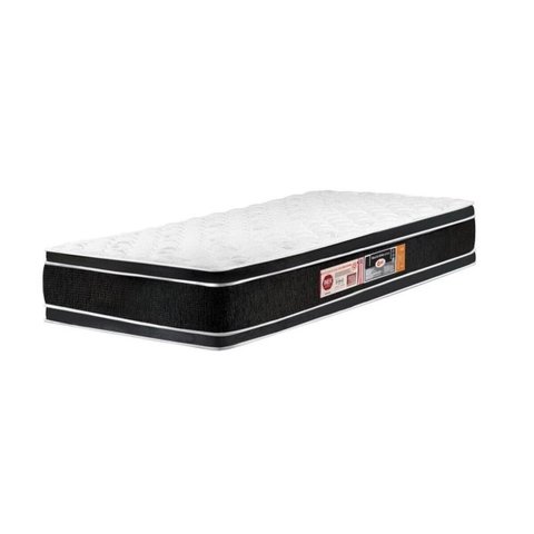 Colchão Solteiro Castor Black e White Air Double Face D33 88x188x27
