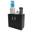Ver imagem 4 de Conjunto Balcão Atendimento Armário Baixo Recepção Netmobil - Preto