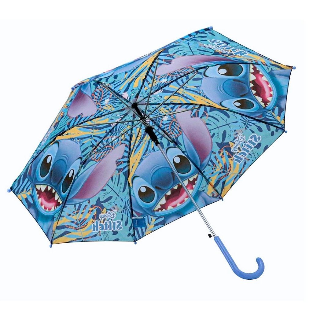 Kit Stitch Disney Guarda Chuva Automático e Garrafa Squeeze 530ml Prime - 4