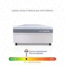 Ver imagem 4 de Conjunto Box Baú Branco Durban Cinza Espuma D28 Solteiro 96x203x64 - King House