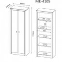 Ver imagem 4 de Conjunto 6 Peças com 2 Escrivaninhas, 1 Armário Alto Fechado, 1 Aberto, 1 Baixo e 1 Gaveteiro