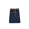 Avental de Cintura Jeans Couro Bar Chef Bartender Restaurante - 1