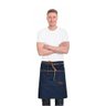 Avental de Cintura Jeans Couro Bar Chef Bartender Restaurante - 2