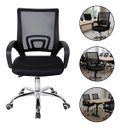 Ver imagem 1 de Cadeira Escritorio Ergonomica Giratoria Altura Ajustavel Confortavel Estudos Casa Home Office Quarto