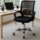 Ver imagem 5 de Cadeira Escritorio Ergonomica Giratoria Altura Ajustavel Confortavel Estudos Casa Home Office Quarto