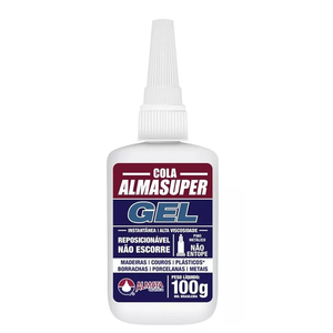 Adesivo Instantâneo 100g Gel Almasuper Almaflex