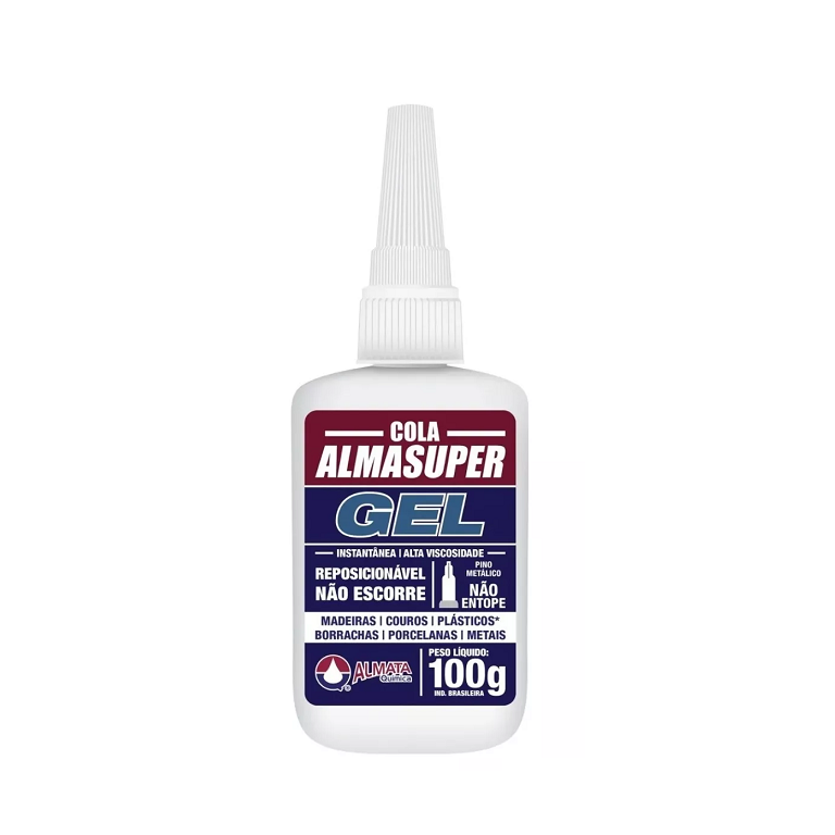 Adesivo Instantâneo 100g Gel Almasuper Almaflex Adesivo Instantâneo 100g Gel Almasuper Almaflex