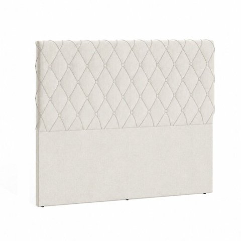 Cabeceira para Box Queen Miami Linho Bege 160cm