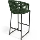 Ver mais imagens de Kit 04 Banqueta Para Área Gourmet Cozinha Varanda Corda Náutica Porto D04 Verde - Lyam Decor