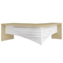 Ver imagem 1 de Mesa Diretor em L Lado Esquerdo 200x180cm Corp A06 Carvalho/branco - Mpozenato