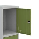 Ver imagem 6 de Roupeiro Aço Linha Light 5 Portas - GR301-5 Cinza-Verde Miró