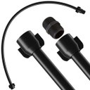 Ver imagem 2 de Engate Mangueira Flexível para Descarga 40cm X 1/2" Preto | Astra | Kit 02 Un