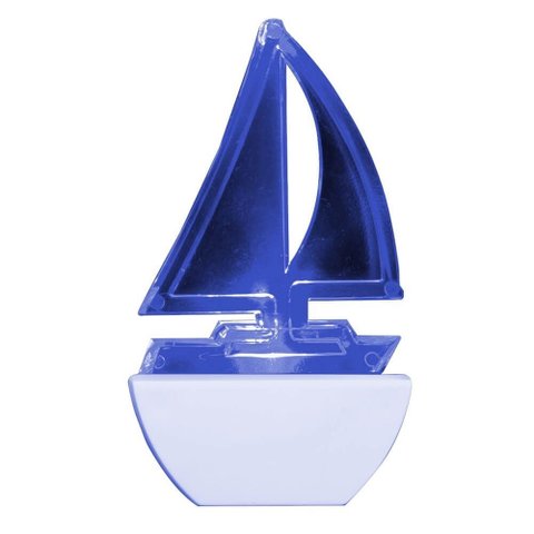 Abajour Luz Noturna Led Barco 220 Volts Azul - 8653 - Brasfort Abajour Luz Noturna Led Barco 220v Az