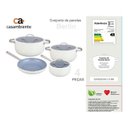 Ver mais imagens de Jogo Panelas com 4 Pecas Revestimento Cerâmica Berlin Branca