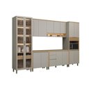 Ver imagem 2 de Cozinha Completa 6 Peças 15 Portas Allure CZ658 Gris Linea