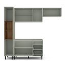 Ver imagem 3 de Cozinha Completa Koya 8 Portas 3 Gavetas 40250030 Verde Oliva - Politorno