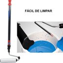 Ver imagem 3 de Rolo de Pintura Tinta Automatico com Reservatorio Profissional Tubo Pincel Retratil Parede Teto Sala