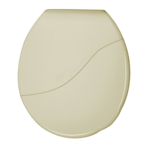 Assento Tampa para Vaso Sanitário Oval Bellart Almofadado Slim Bege Durín