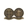 Medalhão Porta Medalha De São Bento Ouro Velho Canção nova 04.07643 - 1
