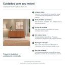 Ver imagem 4 de Buffet Arco 188 cm Porta Lisa Incolar Cedro