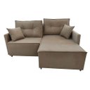 Ver imagem 3 de Sofa Cama Premiun (retratil/reclinavel sem caixa) Bege