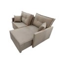 Ver imagem 4 de Sofa Cama Premiun (retratil/reclinavel sem caixa) Bege