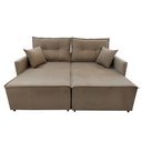 Ver imagem 1 de Sofa Cama Premiun (retratil/reclinavel sem caixa) Bege