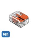 Ver imagem 1 de 6 Conectores Automáticos até 6,0mm 2 Polos 41a 221-612 - Wago