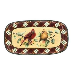 Bandeja Tartan Winter Greeting Everyday Celebrar