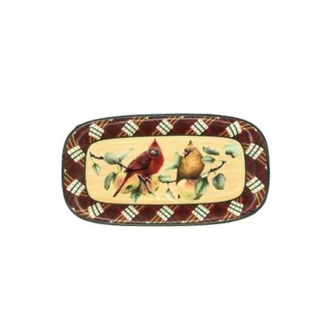 Bandeja Tartan Winter Greeting Everyday Celebrar