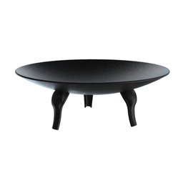 Lareira Braseiro Jardim Ferro Externa Portátil Preta 100cm - 2
