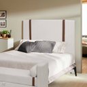 Ver imagem 2 de Cabeceira Pietro 90cm para Cama Box Solteiro Bouclê - Sofa Store:bouclê Bege Marfim
