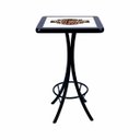 Ver imagem 2 de Jogo Mesa Quadrada Alto 60 X 60 Cm para Cozinha Preto Harley 3 Lugares