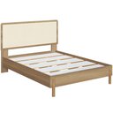 Ver imagem 2 de Cama Casal com Cabeceira Palhinha 138cm Moss A03 Hanover - Lyam Decor