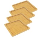 Ver imagem 2 de Tabua Petisqueira Bambu Quadrada 22x22 | 04 Un