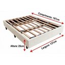 Ver imagem 2 de Base de Cama Box na Caixa Casal 137x187 Desmontável e Prática
