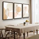 Ver imagem 1 de Quadro Moderno Abstrato Folhas para Sala